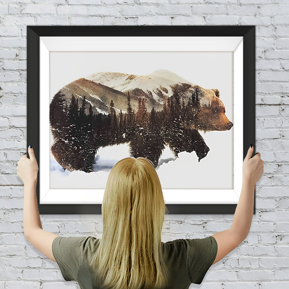 Bärenwald Berg Diamond Painting