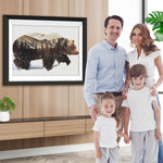 Bärenwald Berg Diamond Painting