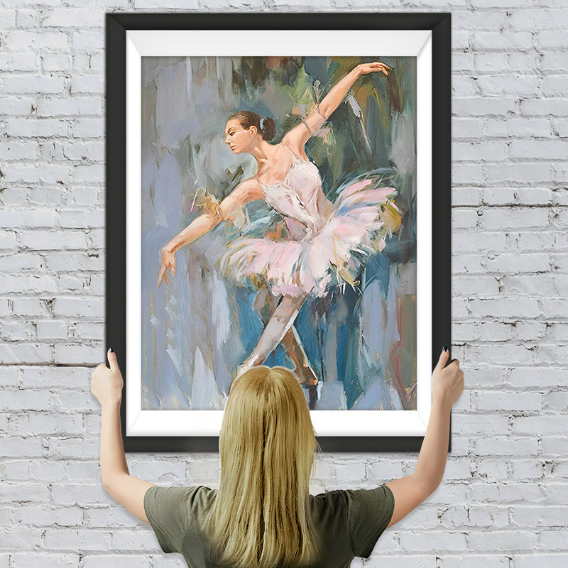 Balletttänzerin im Ölgemälde Diamond Painting