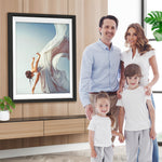 Balletttänzerin mit fliegendem Rockzipfel Diamond Painting