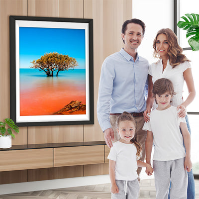 Baum im Meer Diamond Painting