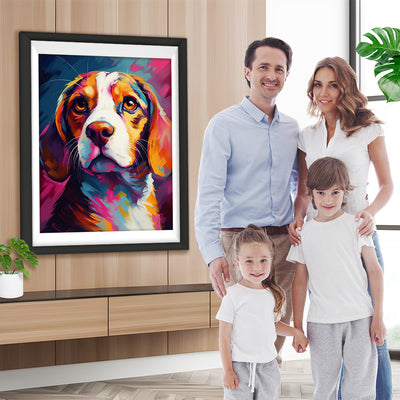 Beagle Hund Diamond Painting