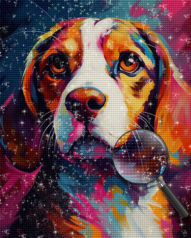 Beagle Hund Diamond Painting