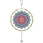 Beidseitig Diamond Painting Sonnenfänger Kristalle Hängedekoration - Lotus Mandala