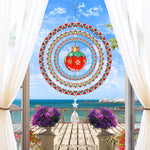Beidseitig Diamond Painting Sonnenfänger Kristalle Hängedekoration - Weihnachtskugel