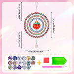 Beidseitig Diamond Painting Sonnenfänger Kristalle Hängedekoration - Weihnachtskugel