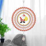 Beidseitig Diamond Painting Sonnenfänger Kristalle Hängedekoration - Weihnachtsmann