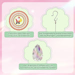 Beidseitig Diamond Painting Sonnenfänger Kristalle Hängedekoration - Weihnachtsmann