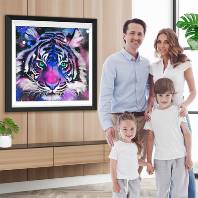 Bengalischer Tiger im Sternenlicht Diamond Painting