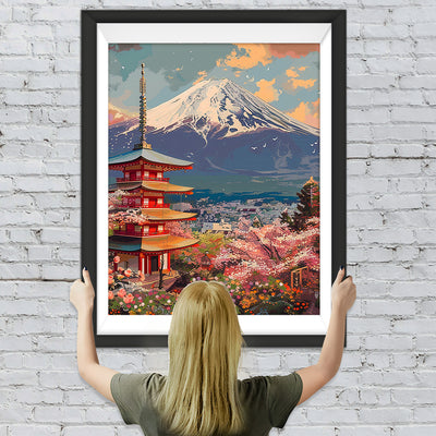 Berg Fuji, Japan Diamond Painting