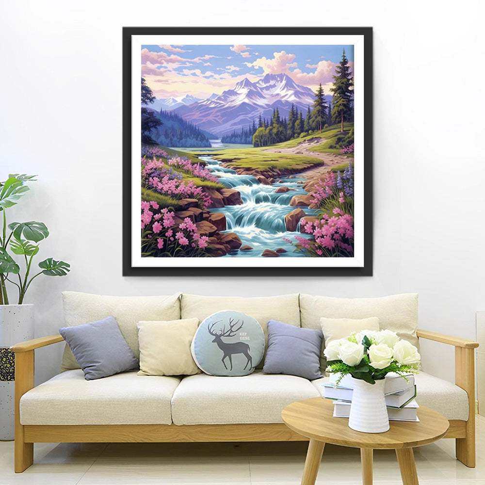 Bergbach Diamond Painting