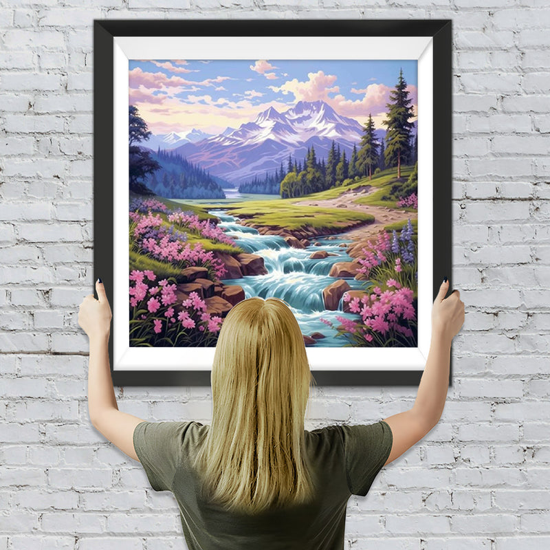 Bergbach Diamond Painting