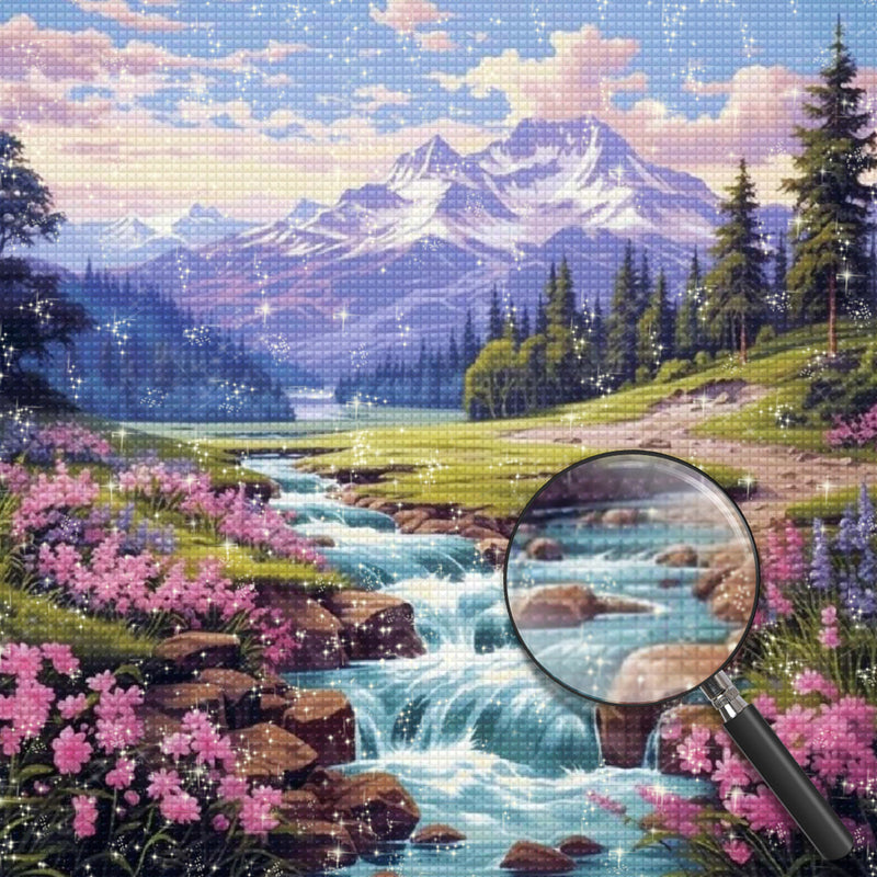 Bergbach Diamond Painting