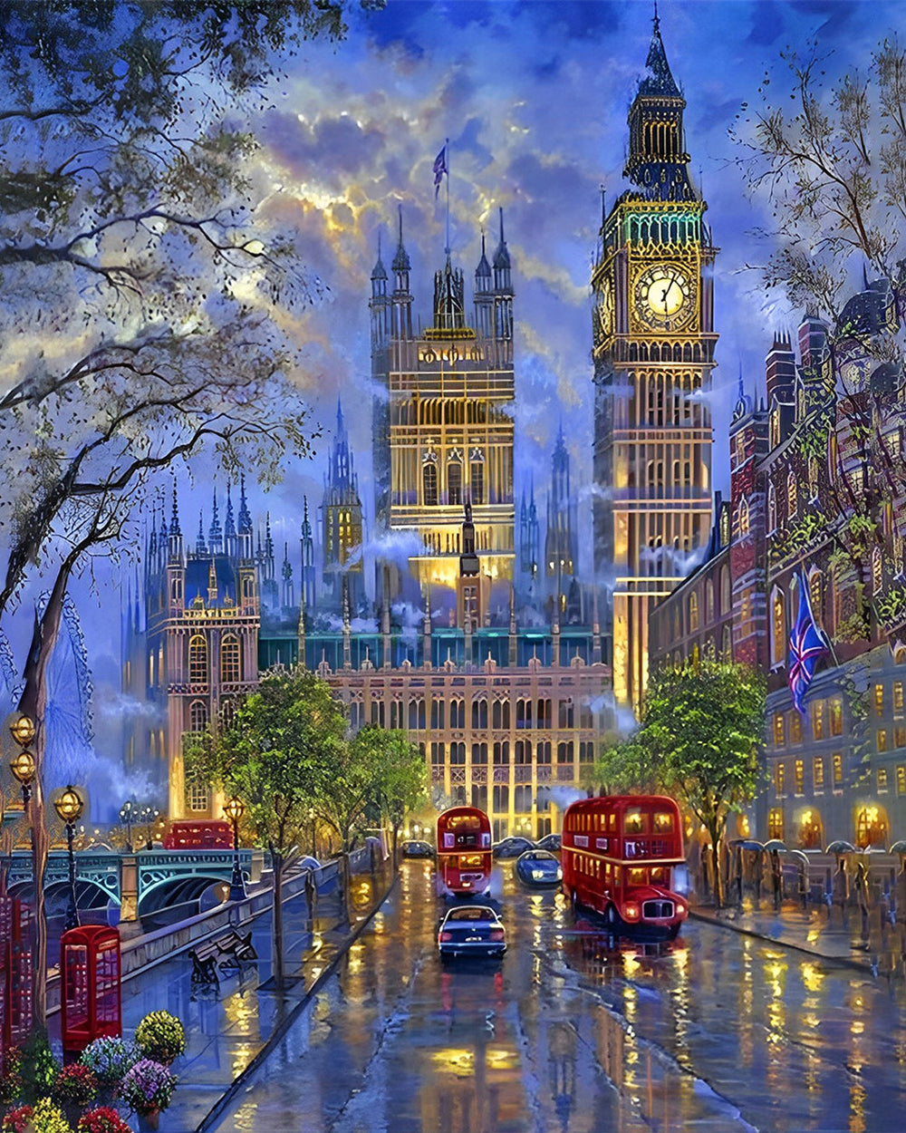 Big Ben in London Diamond Painting