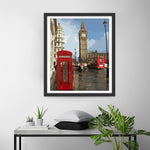 Big Ben und Rote Telefonzelle Diamond Painting