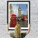 Big Ben und Rote Telefonzelle Diamond Painting