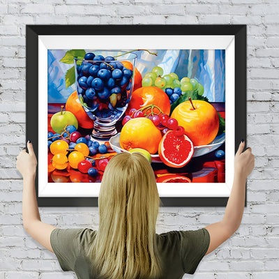 Blaubeeren im Glas Diamond Painting