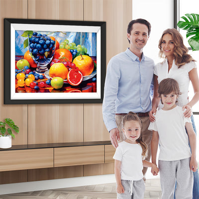 Blaubeeren im Glas Diamond Painting