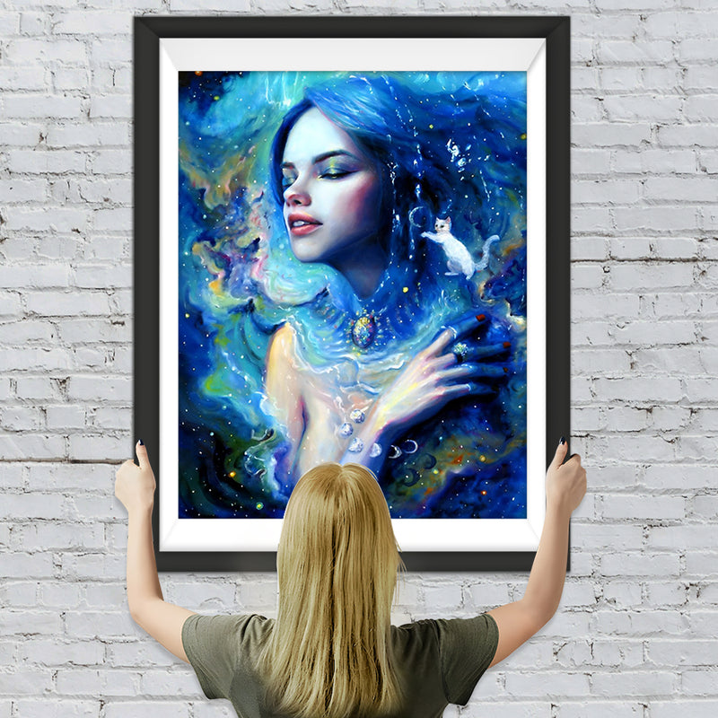 Blaue Elfe Diamond Painting