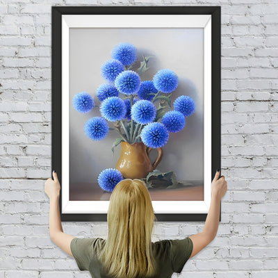 Blaue Pusteblumen Diamond Painting