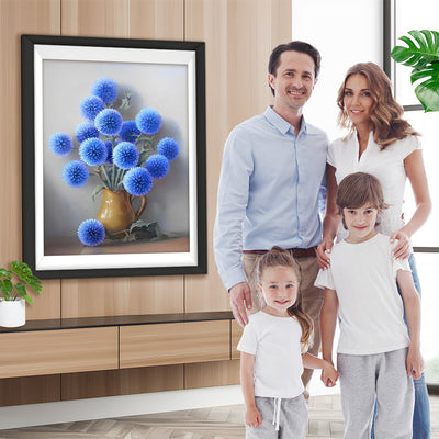 Blaue Pusteblumen Diamond Painting