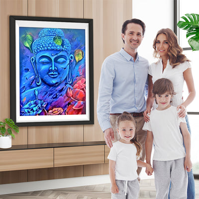 Blauer Buddha Diamond Painting