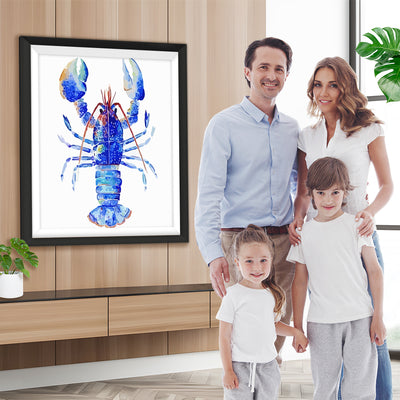 Blauer Hummer Diamond Painting