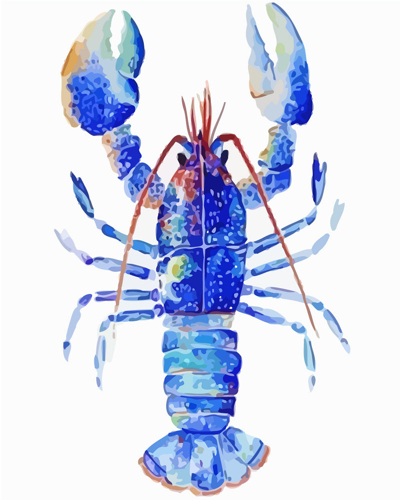 Blauer Hummer Diamond Painting