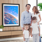 Blauer Planet Diamond Painting