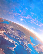 Blauer Planet Diamond Painting