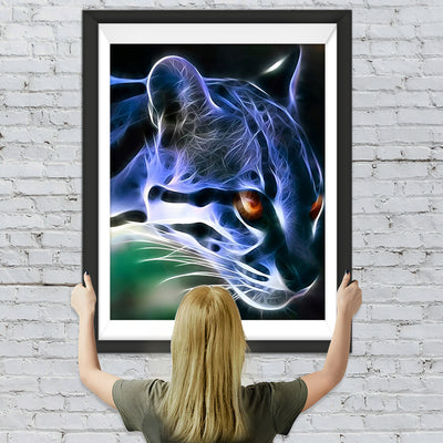 Blauer Tiger Diamond Painting