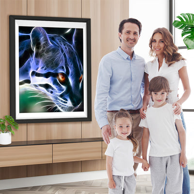 Blauer Tiger Diamond Painting