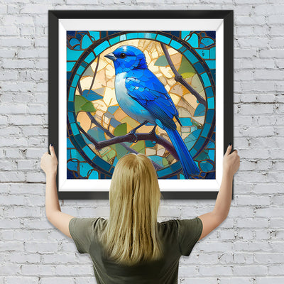 Blauer Vogel Diamond Painting