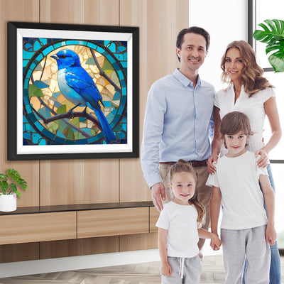 Blauer Vogel Diamond Painting