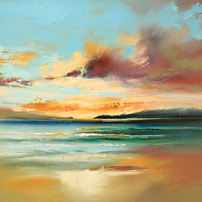 Blaues Meer und Wolken Diamond Painting