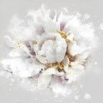 Blühende weiße Pfingstrose Diamond Painting