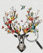 Blühendes Geweih Diamond Painting