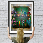 Blumen auf der Fensterbank Diamond Painting