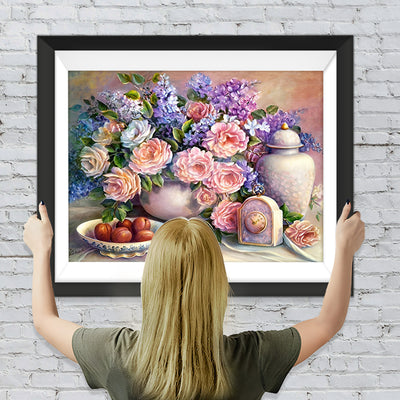 Blumen Obst Wecker Diamond Painting