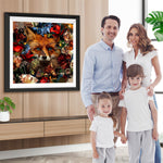 Blumen und Fuchs Diamond Painting