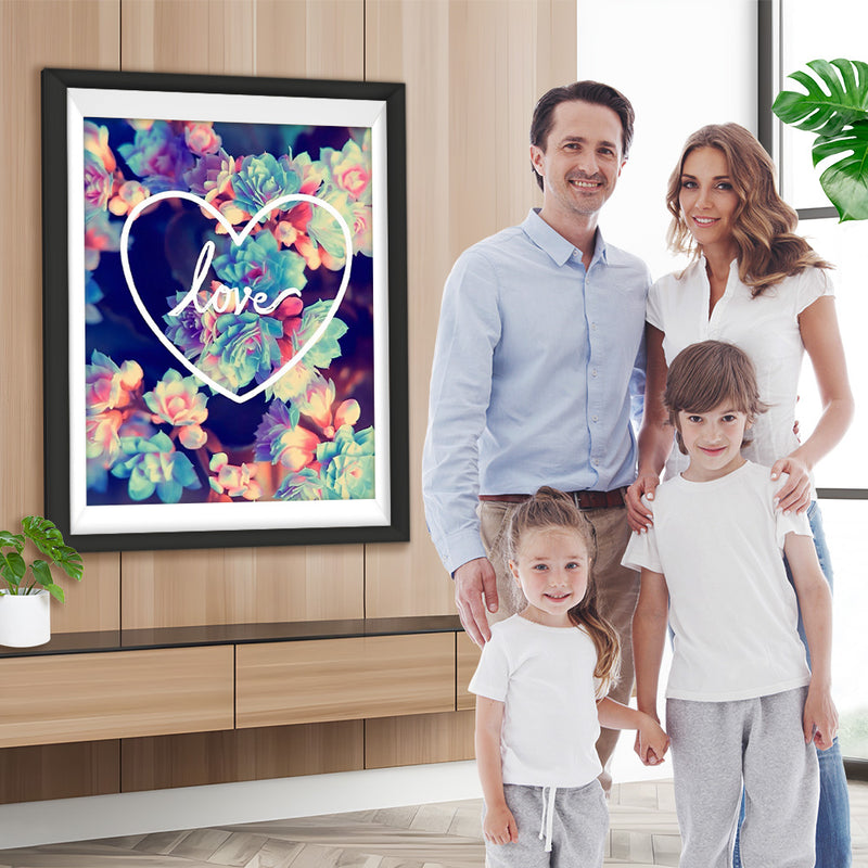 Blumen und Liebe Diamond Painting