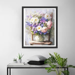 Blumenstrauß auf einem Stuhl Diamond Painting