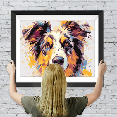 Border Collie Diamond Painting