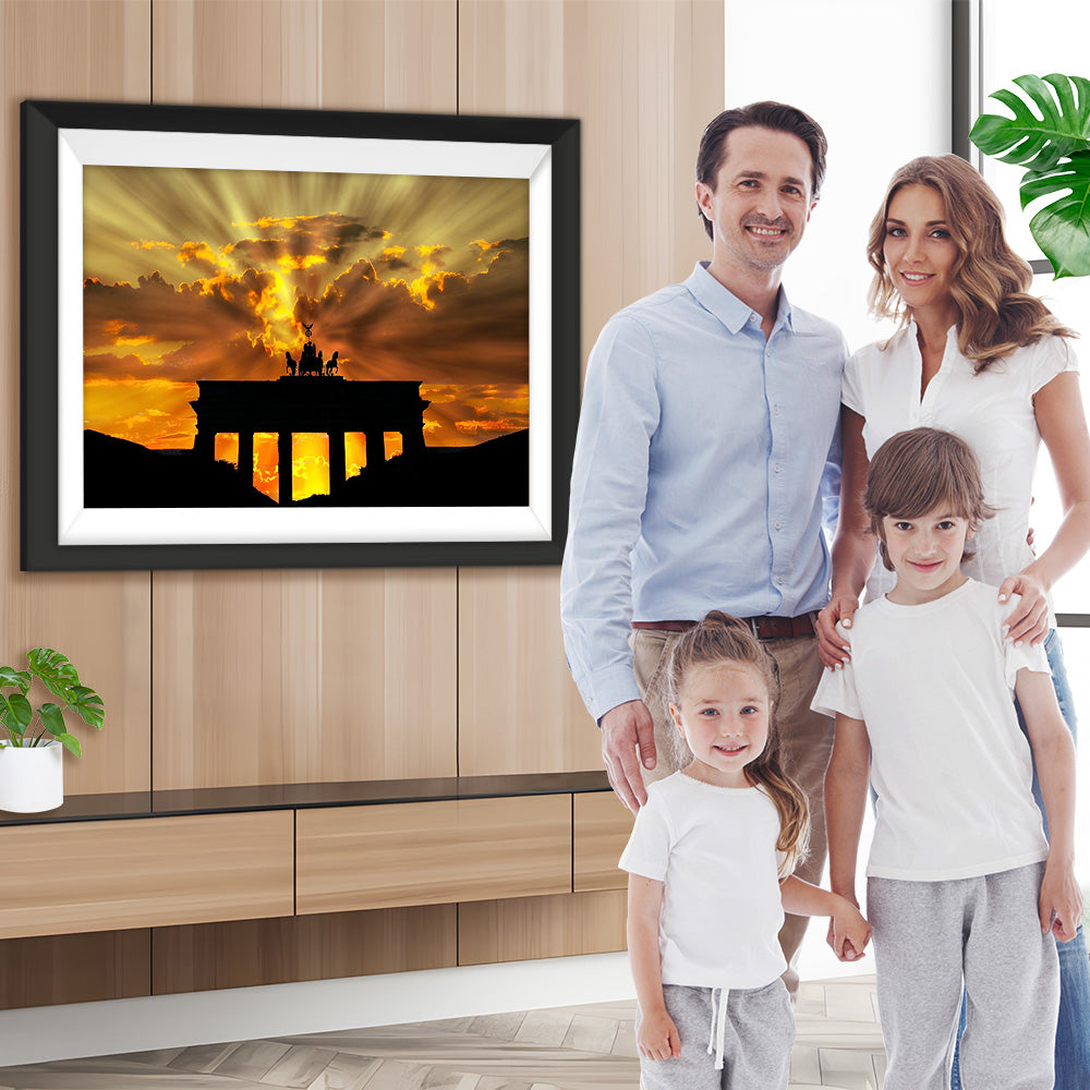 Brandenburger Tor bei Sonnenaufgang Diamond Painting