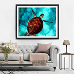 Braune Meeresschildkröte Diamond Painting