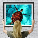 Braune Meeresschildkröte Diamond Painting