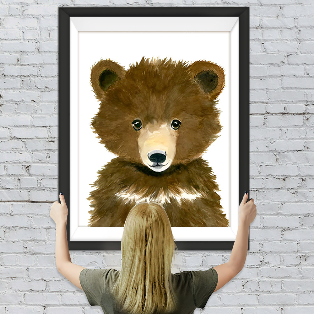 Brauner Cartoon-Bär Diamond Painting