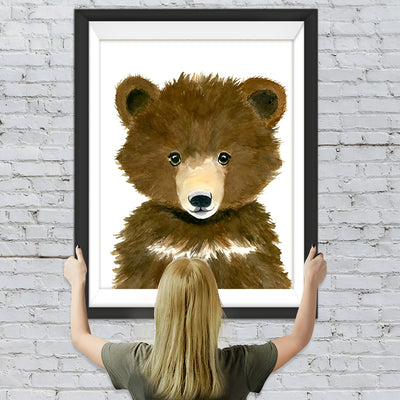 Brauner Cartoon-Bär Diamond Painting