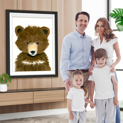 Brauner Cartoon-Bär Diamond Painting