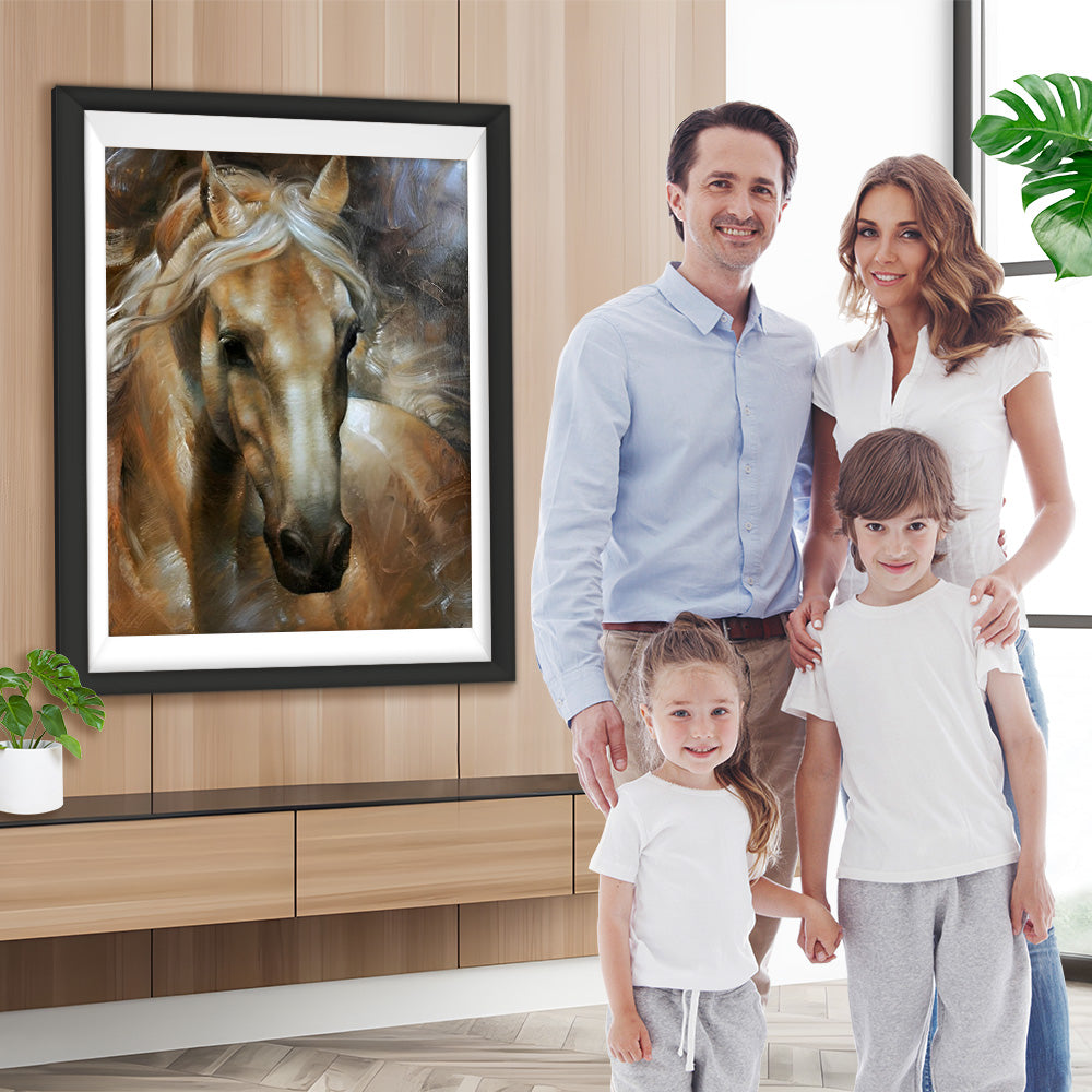 Braunes Pferd Diamond Painting